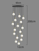 GobekUsa LED Ceiling Lamp Chandelier: Modern Decorative Lighting for Bedroom and Dining Room