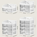 GobekUsa 4 Tier Makeup Drawer Organizer for Jewelry & Cosmetic Storage