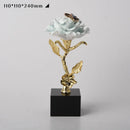 GobekUsa Crystal Rose Decor, Light Luxury Gifts, TV & Wine Cabinet Decor, Office Ornaments.