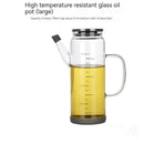 GobekUsa Glass Condiment Bottle Set for Kitchen Seasonings and BBQ, 3-Piece
