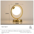 GobekUsa Glass Ball LED Table Lamp for Stylish Bedroom Decor