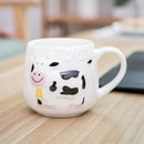 GobekUsa Cow Ceramic Mug: Cute 3D Animal Coffee Cup for Kids and Adults