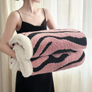 GobekUsa Leopard Print Double Layered Wool Blanket-Irresistibly Soft & Warm