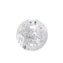 GobekUsa Crystal Bubble Ball Vase with Artificial Flowers for Desk Decoration