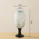 GobekUsa Dot Texture Glass Vase for Stylish Home Decor