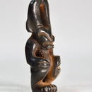 GobekUsa Black Iron Meteorite Sun God Statue - Hongshan Culture Archaize Sculpture