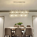 GobekUsa Dandelion LED Crystal Chandelier for Living Room Dining Decoration