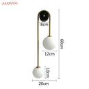 GobekUsa Glass Ball Gold LED Wall Lamp for Modern Home Decor & Lighting