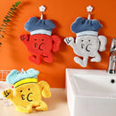 GobekUsa Cartoon Microfiber Hand Towel for Kitchen & Bathroom Decor