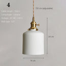 GobekUsa Japanese Ceramic Pendant Light Scandinavian Style Luxury Lamp