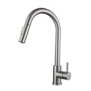GobekUsa Brushed Gold Pull Out Kitchen Faucet Luxury Black Sink Tap Kitchen Mixer