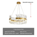 GobekUsa Gold Metal S Shape LED Pendant Lamp for Luxury Living, Bedroom, and Hotel