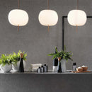 GobekUsa KUSHI LED Glass Pendant Light for Living Room, Kitchen, or Bedside Table