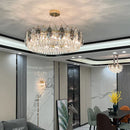 GobekUsa Crystal Chandelier: Luxury Modern Lighting for Living Room, Bedroom, Kitchen