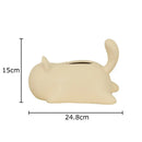 GobekUsa Cat Ceramic Tissue Box Modern Home Decor