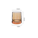 GobekUsa Gray Amber Glass Water Pitcher with Handle, Heat Resistant Tea Pot & Juice Jug