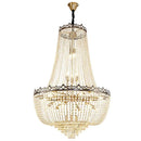 GobekUsa Crystal LED Chandelier for Living & Dining Room Luxury