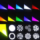 GobekUsa 75W LED Moving Head Spot Light Gobo Color DJ Beam Disco Equipment