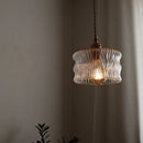GobekUsa Green Glass LED Pendant Light - Nordic Modern Hanging Lamp