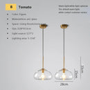 GobekUsa Industrial Loft Glass Pendant Light for Kitchen Restaurant Decor