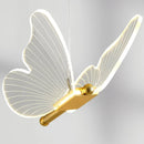 GobekUsa Butterfly Chandelier: Nordic Staircase Pendant Lamp for Living Room Ceiling Light