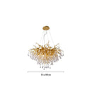 GobekUsa Crystal Ceiling Chandelier: Modern Luxury for Living, Dining, Bedroom, Hotel, Hall Décor