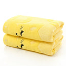 GobekUsa Kids Cute Kittens Bamboo Fiber Towel - Soft, Strong, High Quality
