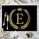 GobekUsa Kitchen Table Mats Set of 4, 42*32cm, Cotton Linen Coasters for Dining Home Decor
