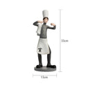 GobekUsa Creative Chef Wine Rack Sculpture Cup Holder Wine Cabinet Bar Accessories