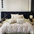 GobekUsa Egyptian Cotton Bedding Set: Queen King Ru Size Print Duvet Cover Sheet Pillowcase