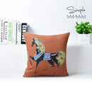 GobekUsa Cotton Linen Sofa Pillowcase, Cushion Cover for Home Decor