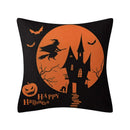 GobekUsa Halloween Linen Cushion Cover for Living Room Decor and Sofa - Trick or Treat