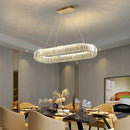 GobekUsa Crystal Pendant Chandelier Modern LED Ceiling Light Fixture