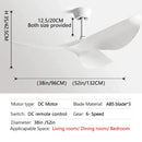 GobekUsa 52" DC Ceiling Fan with Remote Control for Living Room, Restaurant, Office & Modern Spaces.
