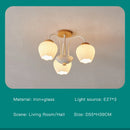 GobekUsa 2024 Modern Green White Chandelier Ceiling Hanging Lamp for Living Room Dining Bedroom