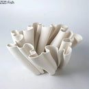 GobekUsa Bud Shape Ceramic Vase Floral Arrangement Desk Decor Modern Artificial Flowers