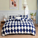 GobekUsa Geometric Stripes Bedding Set: Duvet Cover, Bed Sheets, Pillowcases