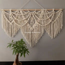GobekUsa Large Macrame Bohemian Tapestry Wall Hanging for Boho Decor in Living Room