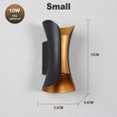 GobekUsa LED Waterproof Wall Lamp 10W Modern Luxury Indoor Outdoor Sconce Light