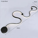 GobekUsa Contemporary Acrylic Wall Lamps in White/Black Iron for Home Decor