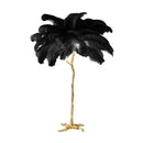 GobekUsa Elegant Feather Floor Lamp with Adjustable Bulbs for Stylish Home Decor