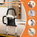 Safety Bed Assist Rail with Dual Handrail-White by LJGDeals