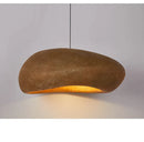GobekUsa Handmade Polystyrene Indoor Pendant Lamp - Dinning Island Coffee Shop Bar Rock Wabi Sabi