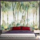GobekUsa Banana Leaf Tapestry Wall Hanging Psychedelic Hippie Tapiz Boho Room Decor