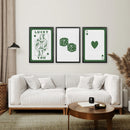 Vintage Poker Card Set of 3 Pieces Trendy Wall Art by Wall Art Set