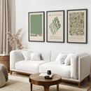 Yayoi Kusama Sage Green Print Set of 3 by Wall Art Set