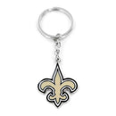 New Orleans Saints Metal Logo Keychain by Dynasty Sports & Framing