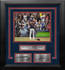 Chris Sale & Christian Vazquez Red Sox 2018 World Series 8x10 Framed Photo with Engraved Autographs by Dynasty Sports & Framing