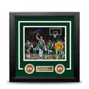 Sam Hauser Celebration Boston Celtics Autographed 8" x 10" Framed Basketball Photo by Dynasty Sports & Framing