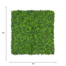 Sample Panel – Mixed Boxwood Green Wall (Small Sample)